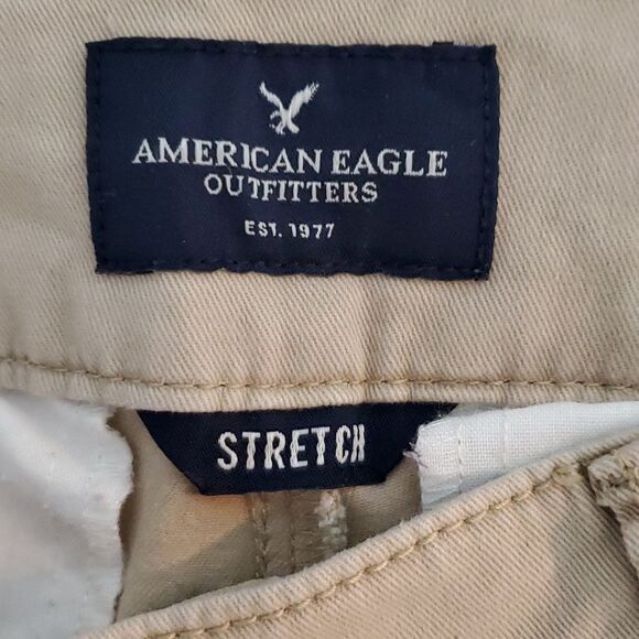 AMERICAN Eagle Tan 30x32 Size 2 Skinny Stretch Pants - Picture 6 of 8
